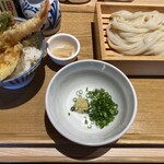 365日製麺所 - ランチセット ザル＋ミニ天丼