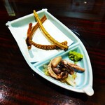 うなぎ 魚政 - 骨煎餅