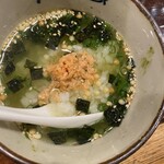 大衆酒場 こはく屋 - お茶漬け（鮭）
