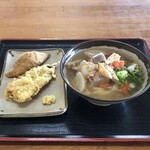 228655347 - しっぽく、イワシ天（衣カリカリ）いなり寿司