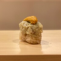 鮨 やすみつ - ズワイ&ウニ