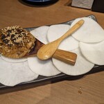 元祖 金沢炉端 あっぱれ - 「濃厚！ぶりの焼き味噌」(￥450)