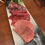 赤坂 みすじ - 上ハラミ、並じゃないロース、上タン