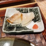 炭焼うな富士 - あん肝の大根包み