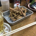 大衆酒場 かど鈴 - ごぼうの唐揚げ&しめ鯖