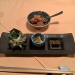 ステーキハウス キッチンリボン - 前菜です。