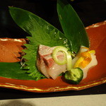 たてしな薫風 - 何気ない刺身おつまにもおしゃれ