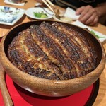 炭焼 うな富士 - 大きさにビックリだし、味良し、食感良し、量良しで最高です！