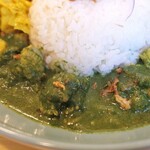 Kafe Neko Dang O - ほうれん草のチキンカレー