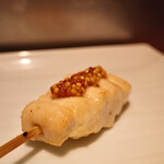 焼鳥  吉祥 - ささみの粒マスタード添え