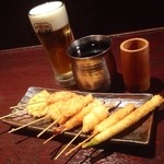 旬味串喝　やまや - 串カツが1本ほとんど80円～定番串から旬の素材を使った変わり串まで、常時20種類をご用意！