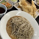 十割そば家 みつば - とり天十割そば