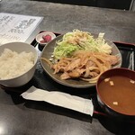 地酒・地焼酎かない - 日替わり 生姜焼き