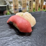 立喰寿司 魚がし日本一 - ちゅうとろ、ほたて