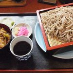 あら川 - 丼と蕎麦のランチセット