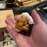 鮨ざこや - エゾムラサキウニ
