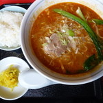 Doragon - 坦々麺(800円)※サービスライス付