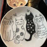 猫丸食堂 - ★かぼちゃコロッケの小皿（お初⁉️）