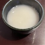 喜八 - 蕎麦湯