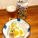 俺の中華たなか家 - 先着「のどごし生」と「サービスおつまみ」をパチリ♯