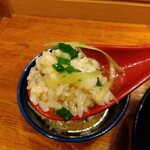 俺の中華たなか家 - 「濃口醤油スープ」をかけて「お茶漬け風」に頂けばこれまた旨し❗