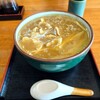 くれ竹 - 料理写真:カレー南蛮蕎麦650円 ランチサービスで大盛無料