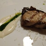 坂の上レストラン - ペッシェ(寒鰤の備長炭グリル蝦夷山葵ソース)