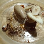 坂の上レストラン - コーヒージェラート、チョコとバナナムース