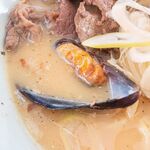 飯処 福麺  - 醤油らーめん（ムール貝）