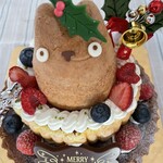 白髭のシュークリーム工房 - トトロのクリスマスチョコタルト