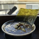 すごい煮干ラーメン凪 - すごい煮干しラーメンと海苔　¥1,300+¥100