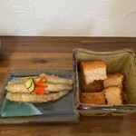 Komiya Shokudou - 南蛮漬けと厚揚げの煮物。