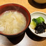 Uoshou Gimpei - 味噌汁　香の物