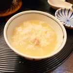 Shim Miura - 最後は、ご飯にスープをかけて、雑炊風に。