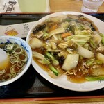 ちどり麺 - 五目あんかけ焼きそば
