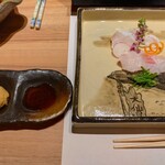 栖原温泉 - 刺身とタタキ