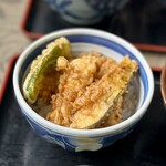 そば処一茶 - イカ天丼