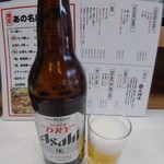 Ano Meiten - 瓶ビール(大)473円(税込)