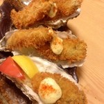 とんかつ 武蔵 - カキフライ（約1000円）