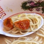 黒豚とんこつ のんぶー - 辛子ネギのお試し。