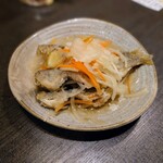 讃岐うどん 野らぼー - 鯵の南蛮漬け