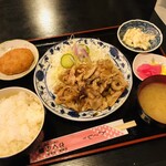 Sakura sou - ♪特命'sセレクション
                      ランチ生姜焼き定食¥600 コロッケ¥50