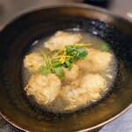 讃岐うどん 野らぼー - カキの天ぷらの…