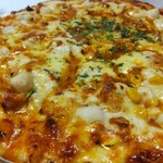 Piza ra - 紅ズワイガニとオマール海老ソースの贅沢ピザ