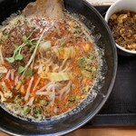 麺処よっちゃん - ランチセット麻婆豆腐