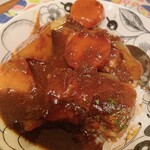 松屋 - あったかご飯の上に掛けていただきます