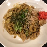 Yurano Sato - 太麺は、幅狭めで物凄くコシの強いうどんといった食感。海苔や鰹節のせいかもしれませんが。