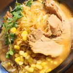 麺酒房 龍安 - ネギ味噌（大盛）