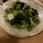 蕎麦おさめ - 野沢菜