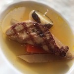 プレヴナンス - フォアグラのグリエと冬野菜のポトフ仕立て　鴨のコンソメ